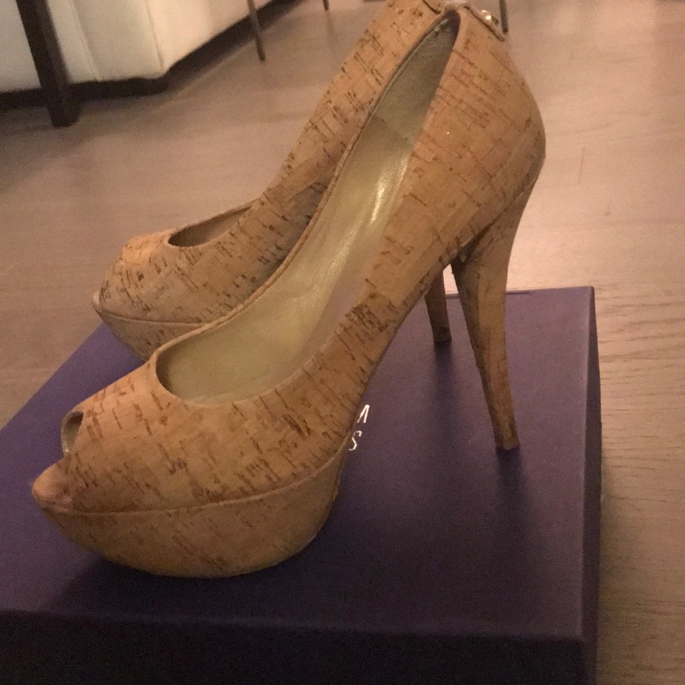 Stuart Weitzman Cork Pumps